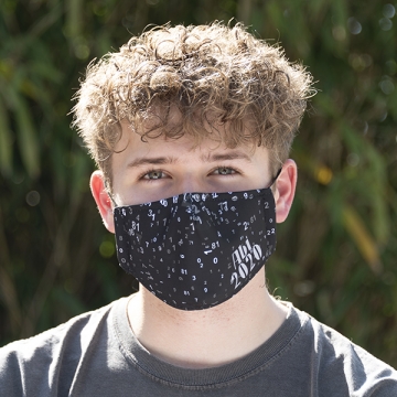Gesichtsmaske "Numbers" black