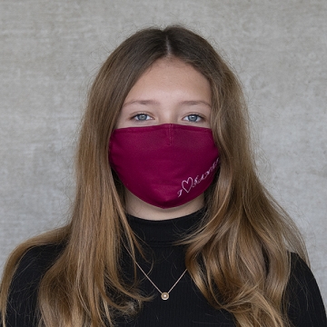 Gesichtsmaske "I love Santa"