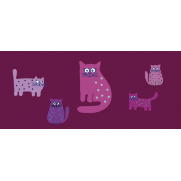 KIDS-Maske CATS pink