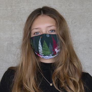 Gesichtsmaske "X-mas landscape"